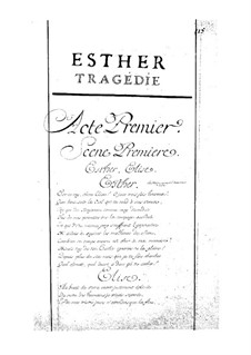 Esther: Act I by Jean-Baptiste Moreau