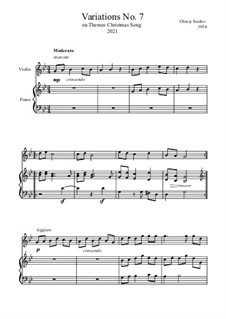 A new joy has come: For violin and piano by Olexiy Suslov