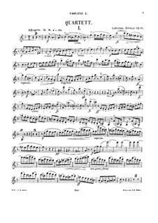String Quartet in F Major, Op.28: Parts by Władysław Żeleński