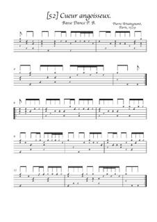 Cueur angoisseux: For a single performer by Pierre Attaingnant