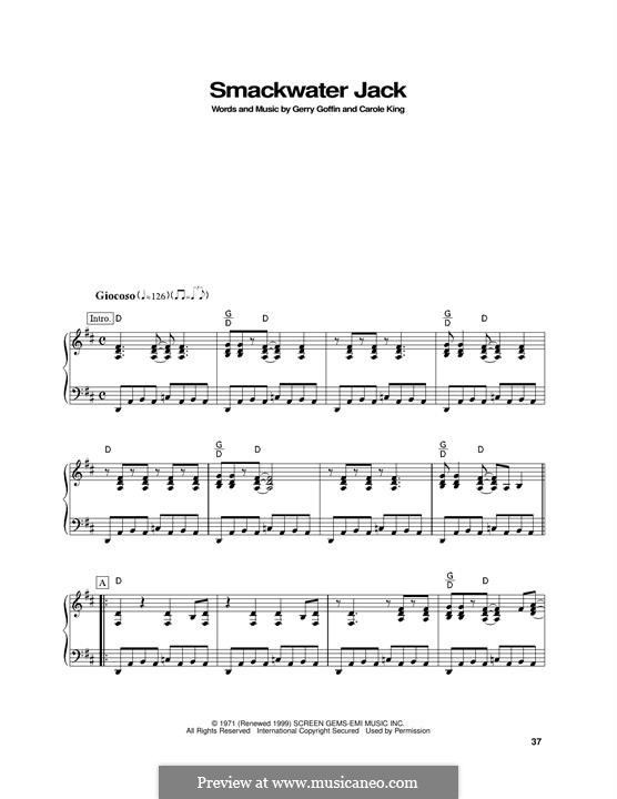 Smackwater Jack: For piano by Gerry Goffin