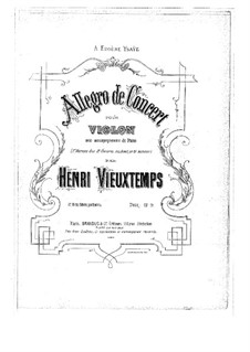 Violin Concerto No.8 'Unfinished': Score by Henri Vieuxtemps