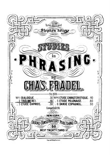 Studies in Phrasing, Op.509: No.2 Dreaming by Charles Fradel