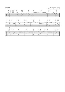 Pavane: Pavane by Pierre Attaingnant