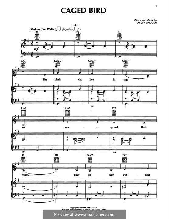 Caged Bird: Caged Bird by Abbey Lincoln