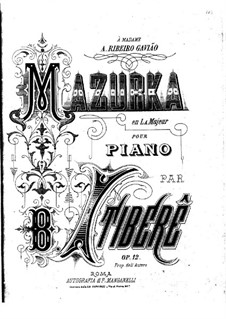 Mazurka in A Major, Op.12: Mazurka in A Major by Brasílio Itiberê da Cunha
