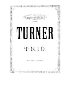 Piano Trio in C Minor: Piano Trio in C Minor by Bradbury Turner
