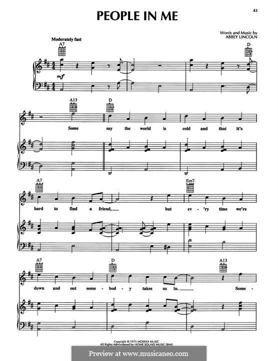 People In Me: People In Me by Abbey Lincoln