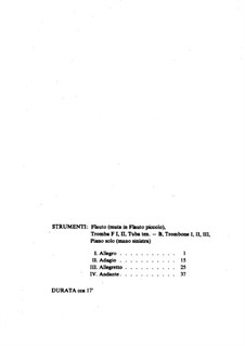 Capriccio for Piano (for the Left Hand) and Winds: Capriccio for Piano (for the Left Hand) and Winds by Leoš Janáček