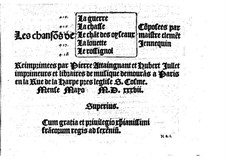 Les chansons: Les chansons by Clément Janequin