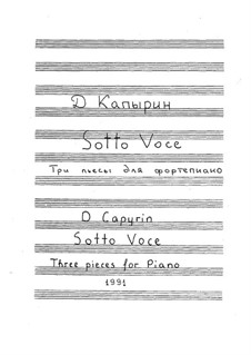 Sotto Voce: Sotto Voce by Dmitri Capyrin