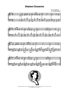 Shalom Chaverim: For zither by folklore