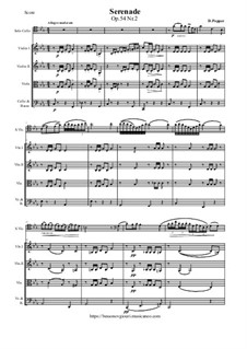 Spanish Dances for Cello and Piano, Op.54: Dance No.2, for cello and string orchestra by David Popper