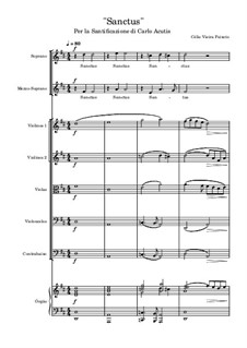 Sanctus, per la santificazione di Carlo Acutis: Sanctus, per la santificazione di Carlo Acutis by Vieira Peixoto