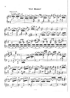 Blätter und Blüthen, Op.2: Nr.3 Viel Humor by Hans Huber