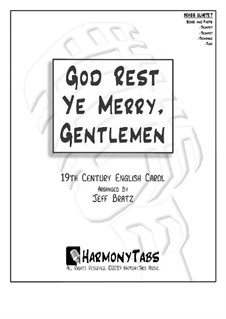 Instrumental version: For brass quartet by folklore