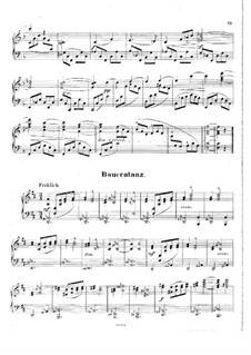 Blätter und Blüthen, Op.2: Nr.7 Bauerntanz by Hans Huber