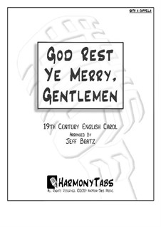 Vocal-instrumental version: SATB A Cappella by folklore