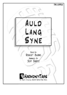 Vocal-instrumental version: TTBB A Cappella by folklore