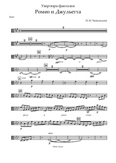 Complete Overture: Viola part by Pyotr Tchaikovsky