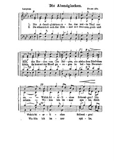 Die Abendglocken: Die Abendglocken by Franz Wilhelm Abt