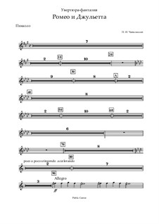 Complete Overture: Parts by Pyotr Tchaikovsky