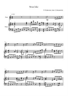 Fragments: For flute and piano by Pyotr Tchaikovsky