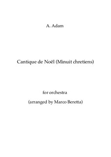 Instrumental version: For symphonic orchestra by Adolphe Adam