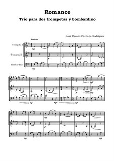 Romance: Trio for Two Trumpets and Euphonium by José Ramón Córdoba Rodríguez