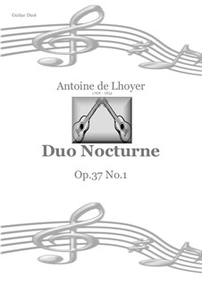 Eight Nocturnes for Two Guitars, Op.37: Nocturne No.1 in G Major by Antoine de Lhoyer