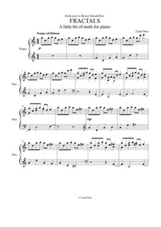 Fractals. A little bit of math for piano: Fractals. A little bit of math for piano by Lena Orsa
