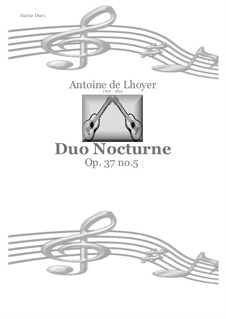 Eight Nocturnes for Two Guitars, Op.37: Nocturne No.5 in E Minor by Antoine de Lhoyer