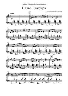 Glasha (Waltz), Op.29: Glasha (Waltz) by Aleksander Topolnikov