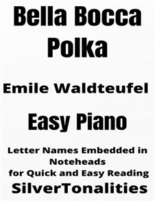 Bella, Op.113: For easy piano 2nd Edition by Émile Waldteufel