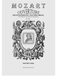 Overture: For piano by Wolfgang Amadeus Mozart