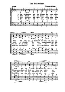 Der Schweizer: For male choir by Friedrich Silcher
