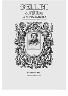 Complete Opera: Ouverture and Cavatine, for piano by Vincenzo Bellini