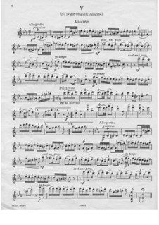 Dance No.19 in B Minor: Violin solo part by Johannes Brahms