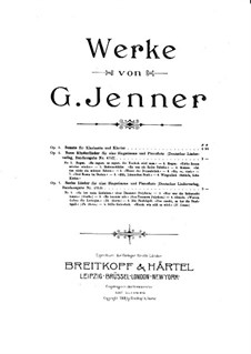 Complete set: Complete set by Gustav Jenner