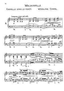 Scenes of Travel, Op.17: No.8 Woodland Chapel by Adolf Jensen