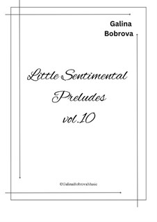Volume 10: For piano by Galina Bobrova