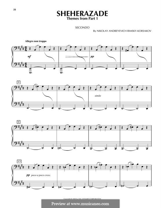 Fragments: Themes from Part 1 by Nikolai Rimsky-Korsakov