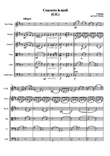 Concerto for Violin (or Viola, or Cello) and Orchestra No.2 in B Minor, Op.35: Movements I-II by Oskar Rieding