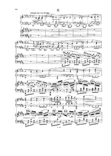 Piano Concerto No.2, Op.107: Movement II, for Two Pianos Four Hands by Hans Huber