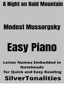Night on Bald Mountain: For easy piano 2nd Edition by Modest Mussorgsky