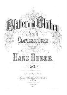 Blätter und Blüthen, Op.2: Nr.1 Nachtgesänge by Hans Huber