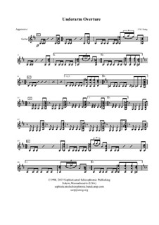 Underarm Overture: For electric guitar by J. M. Smig