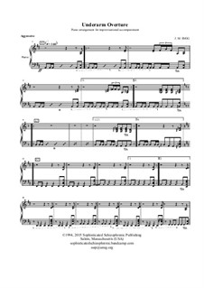 Underarm Overture: For piano by J. M. Smig