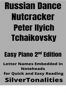 No.4 Russian Dance (Trepak): For easy piano 2nd Edition by Pyotr Tchaikovsky