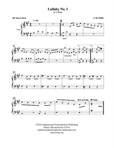 Lullaby No.1: Lullaby No.1 by J. M. Smig